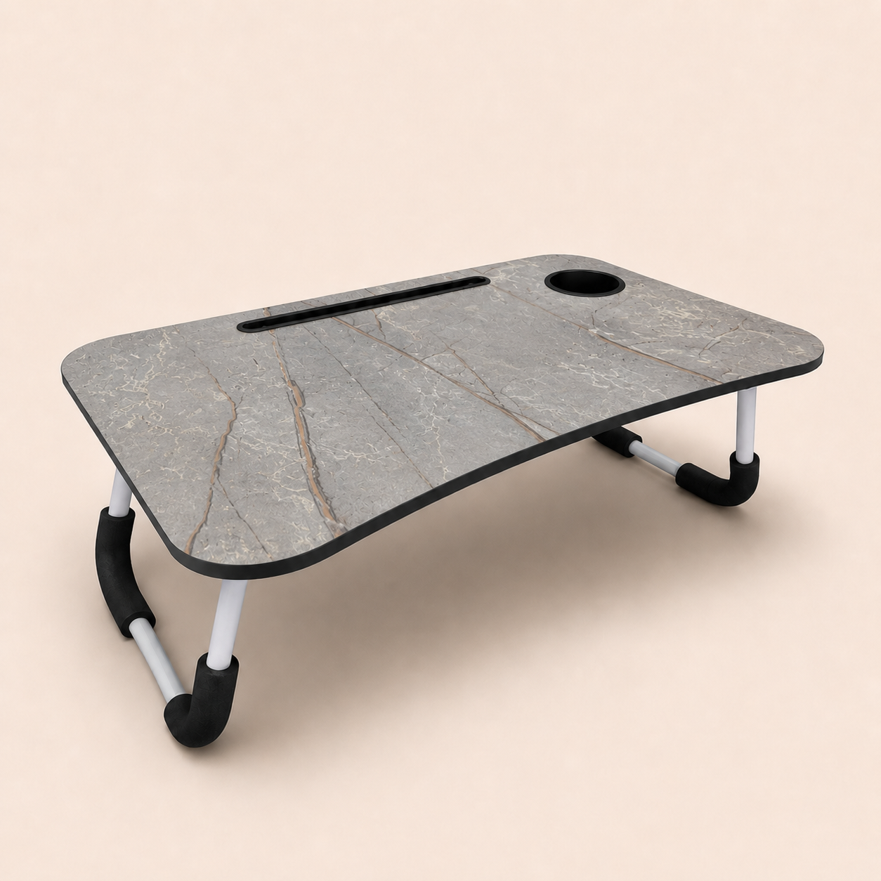 STUDYMATE Foldable Study Table - Grey #Color_Grey