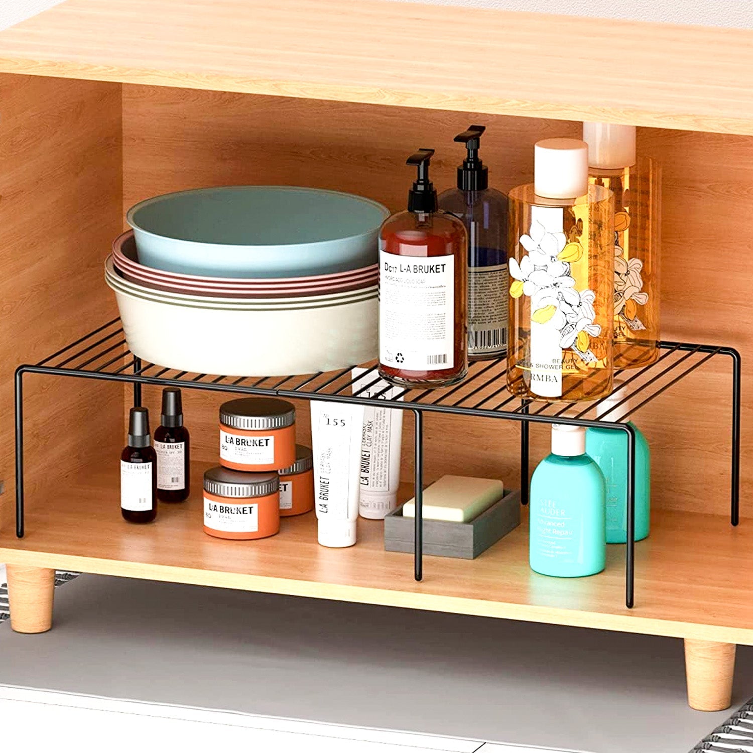 Expandable Shelf Divider Dish Rack