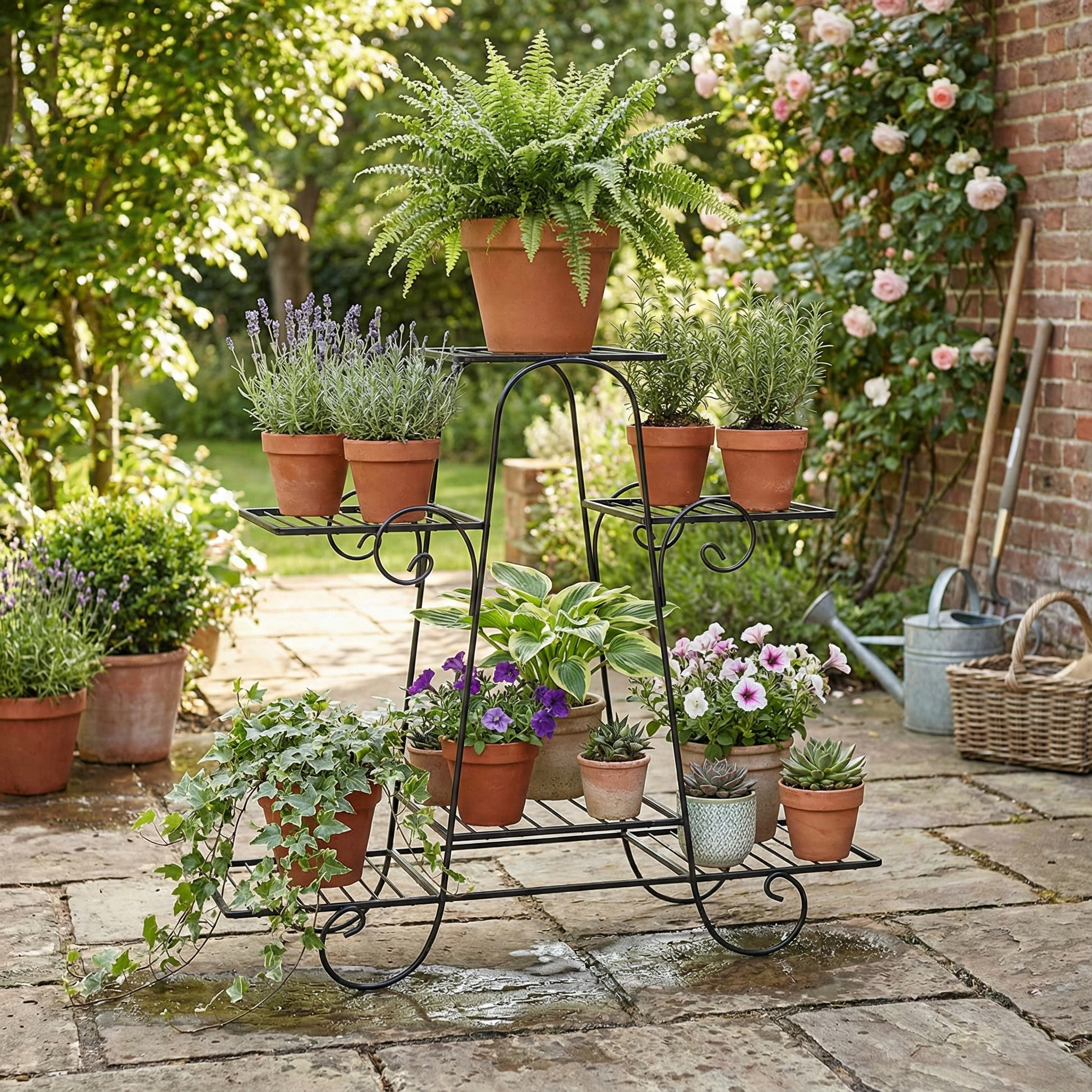 ATLAS Multitier Plant Stand Metal