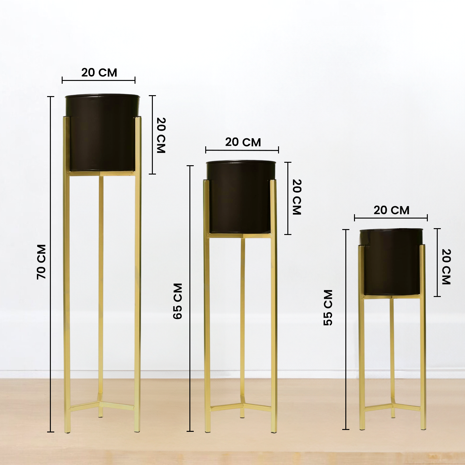 HELIOS Plant Stand (Set of 3)