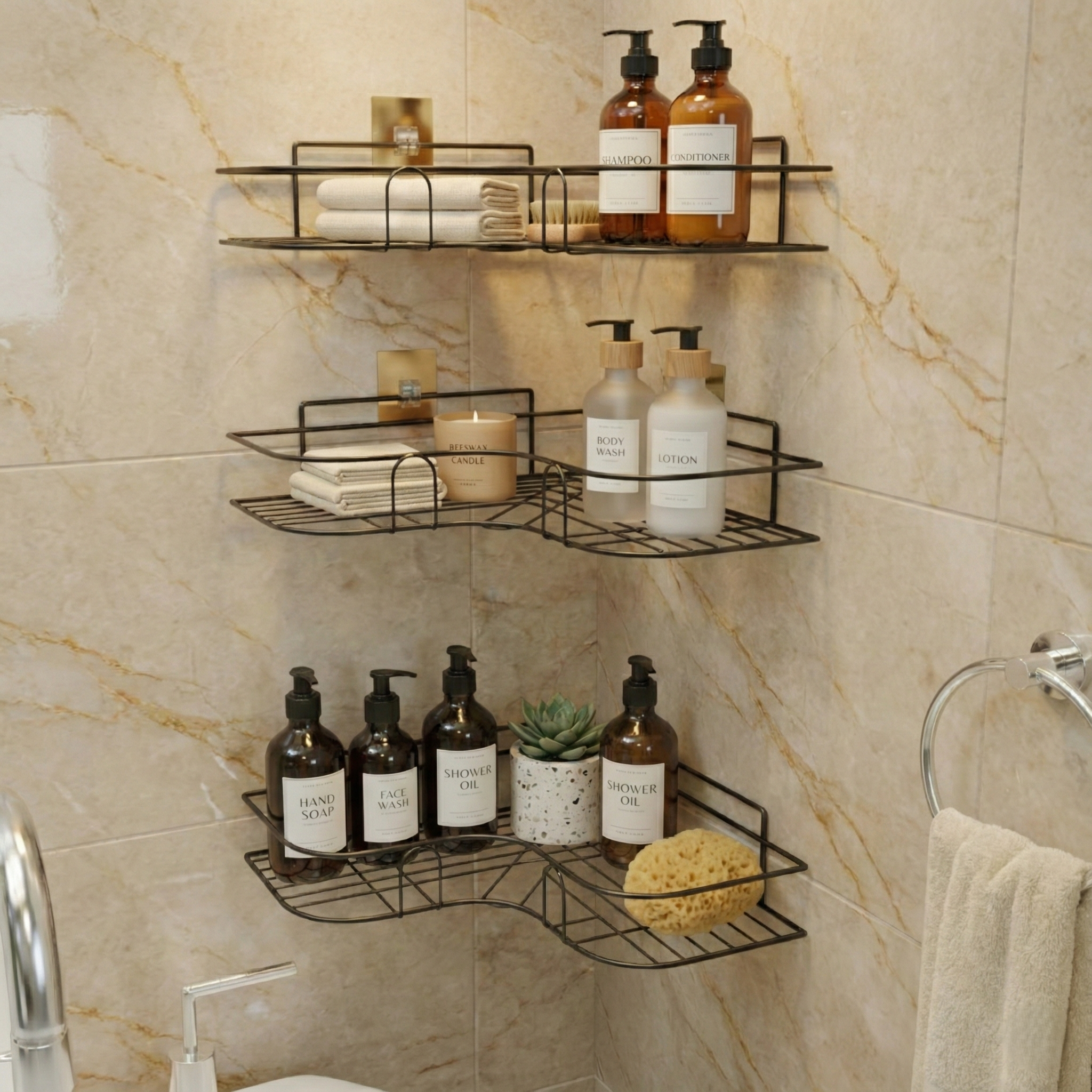 CADDY Shelf Rack for Corner Walls