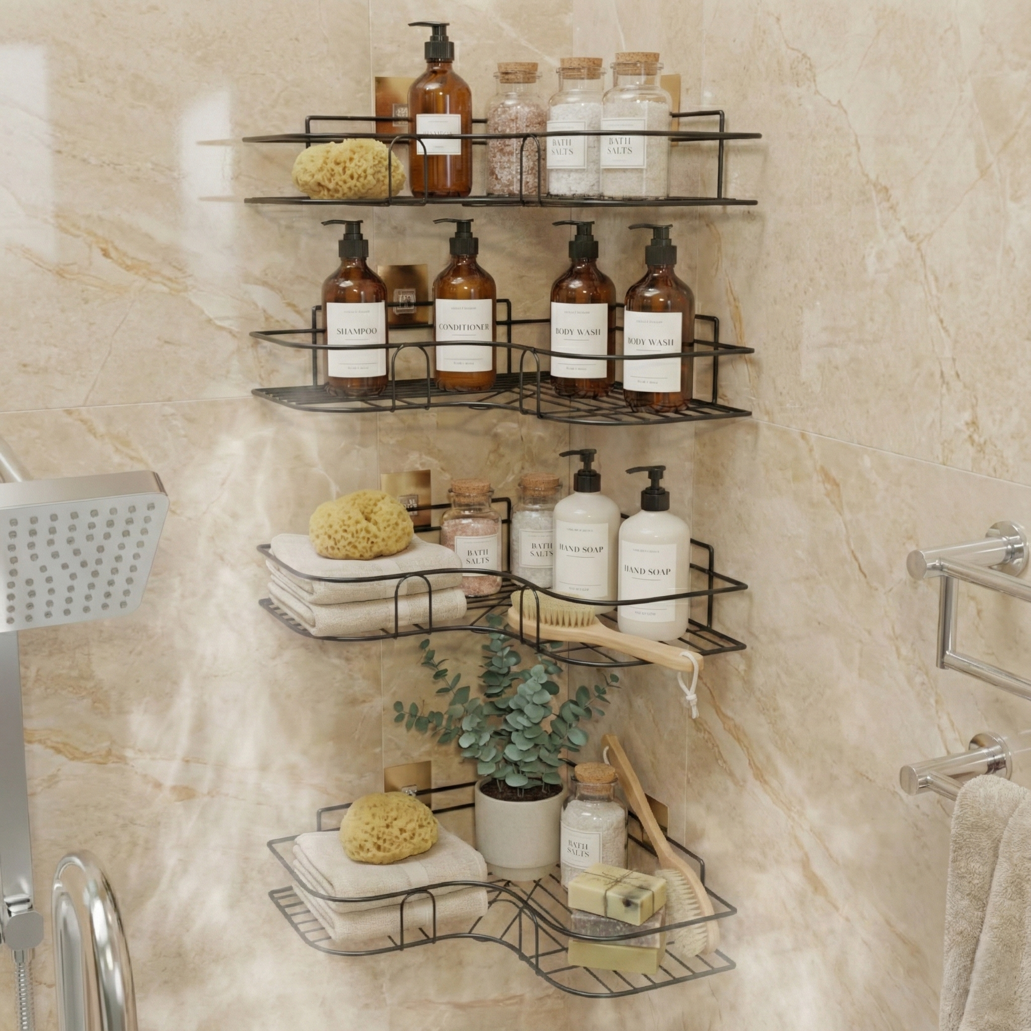 CADDY Shelf Rack for Corner Walls