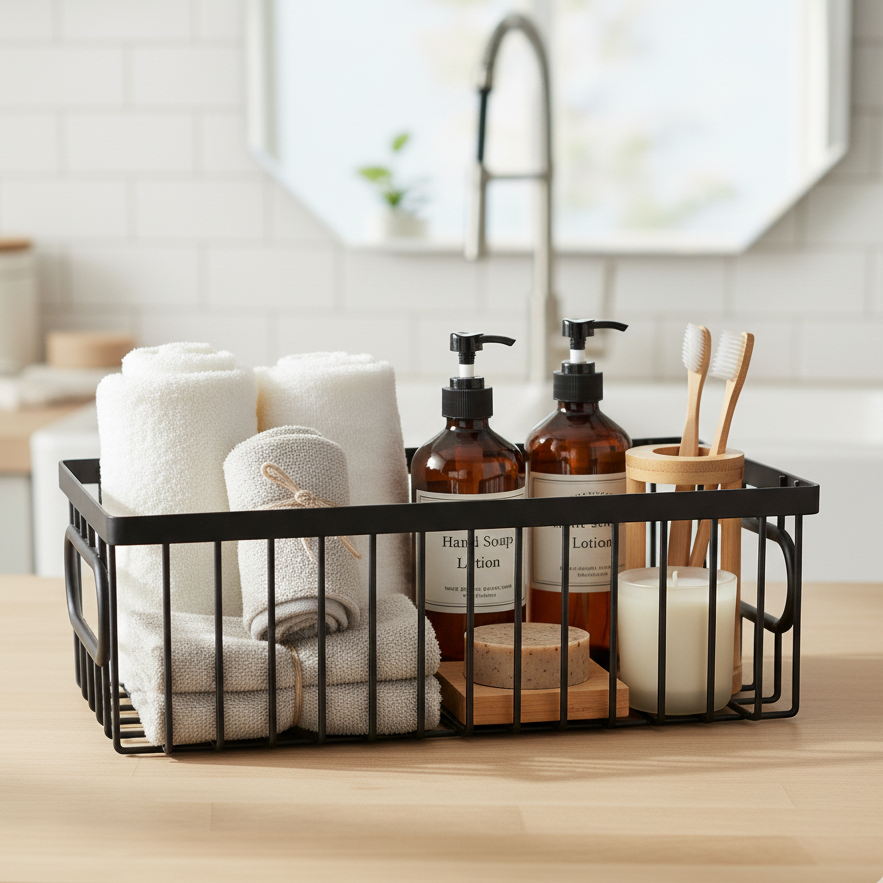 BAKSY Metal Storage Basket