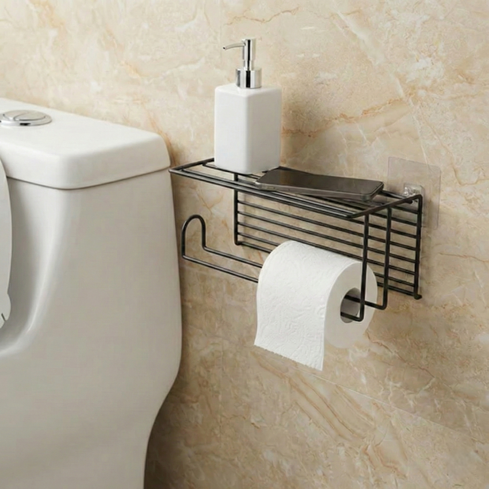 GRIPPY+ Phone With Toilet Paper Holder