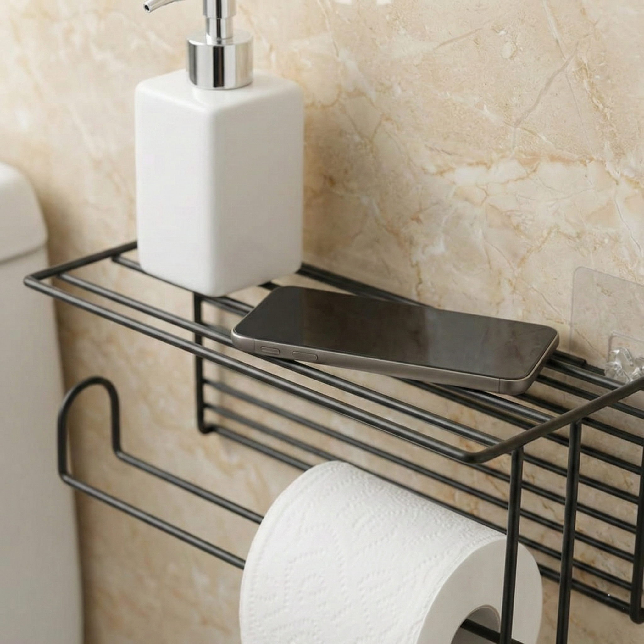 GRIPPY+ Phone With Toilet Paper Holder