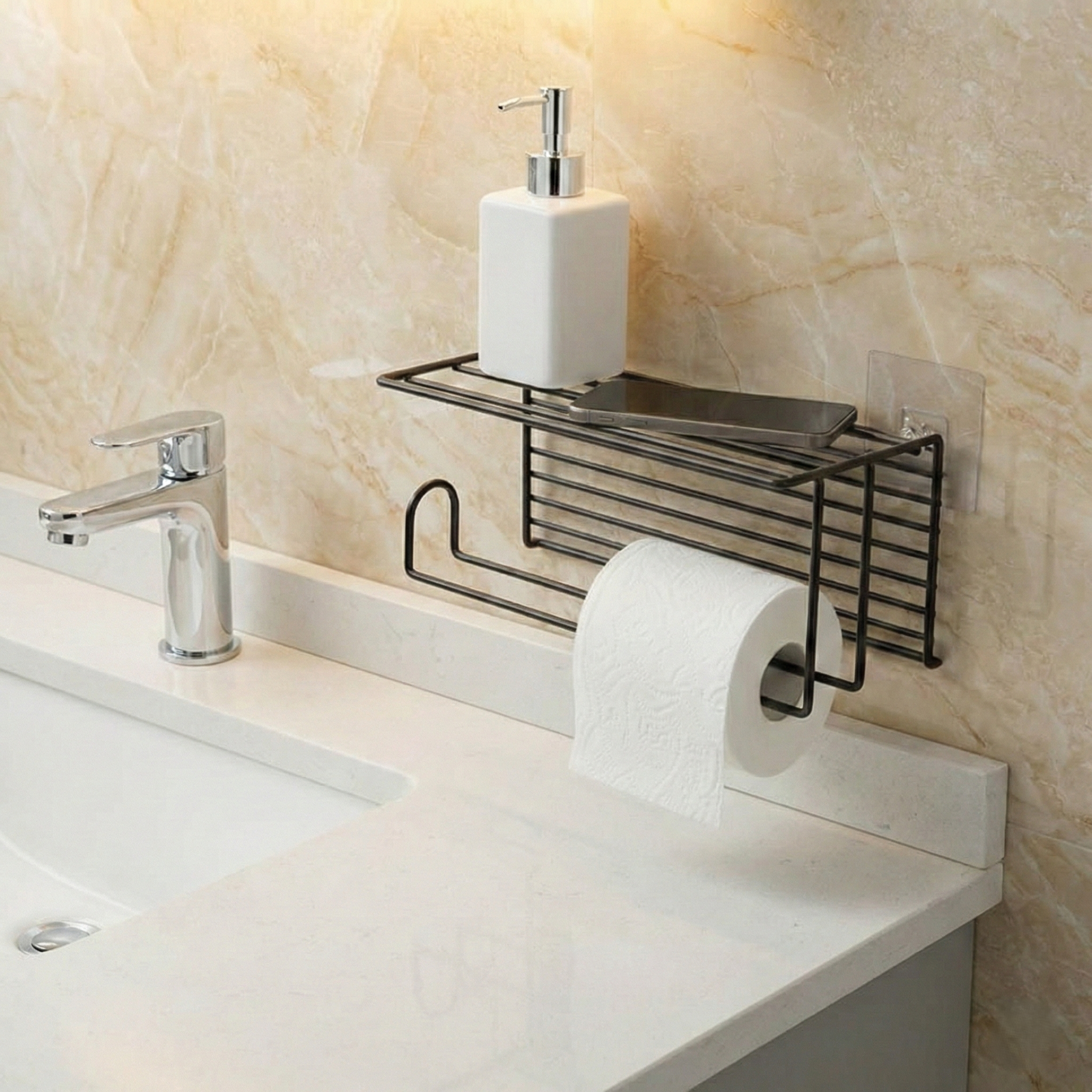 GRIPPY+ Phone With Toilet Paper Holder