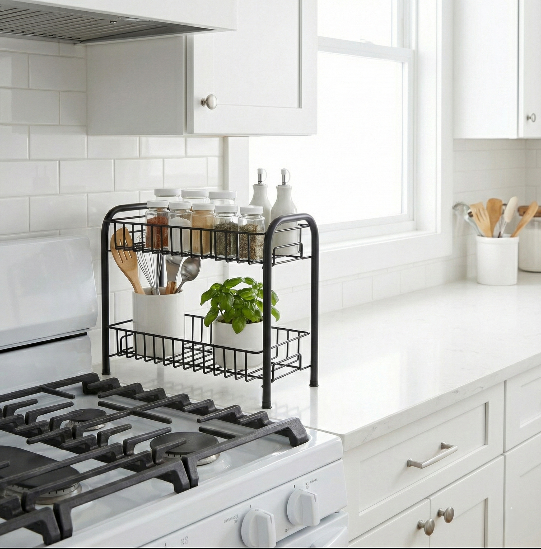 MIRA 2 Tier Spice Rack Organizer