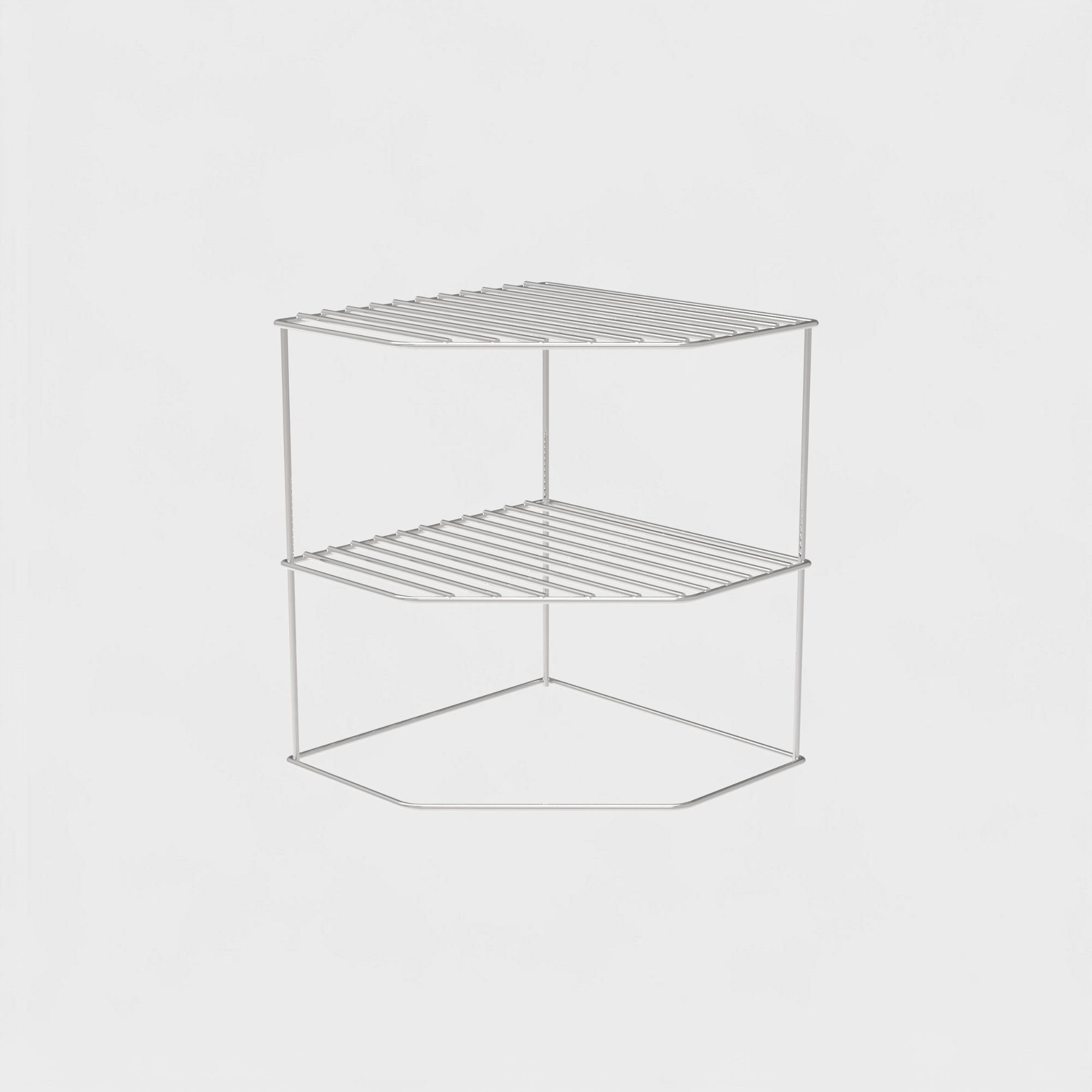 Kona 3-Tier Steel Corner Storage Rack