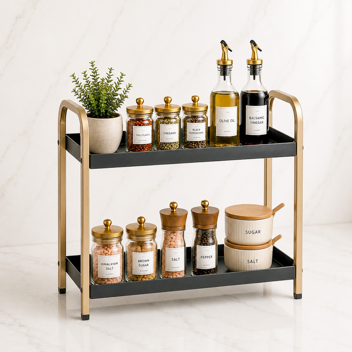 RIVA 2-Tier Kitchen Rack (Metal)