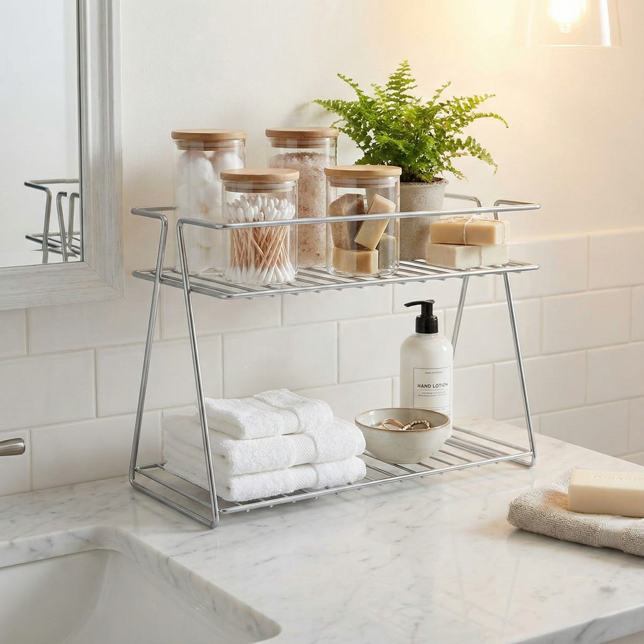 Nimbus 2-Tier Standing Spice Rack Storage Container