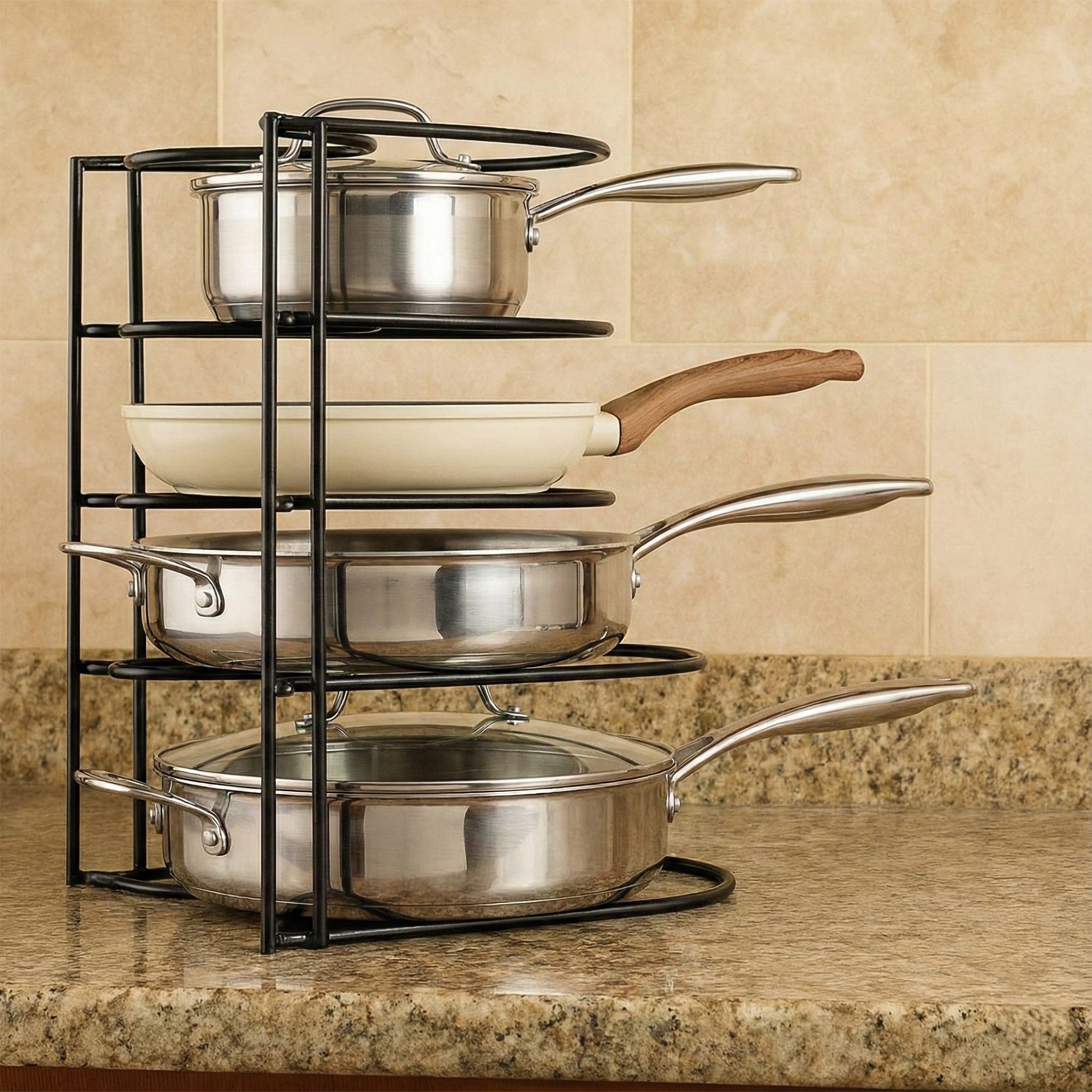 Pan & Pot Rack Holder 5 Tier