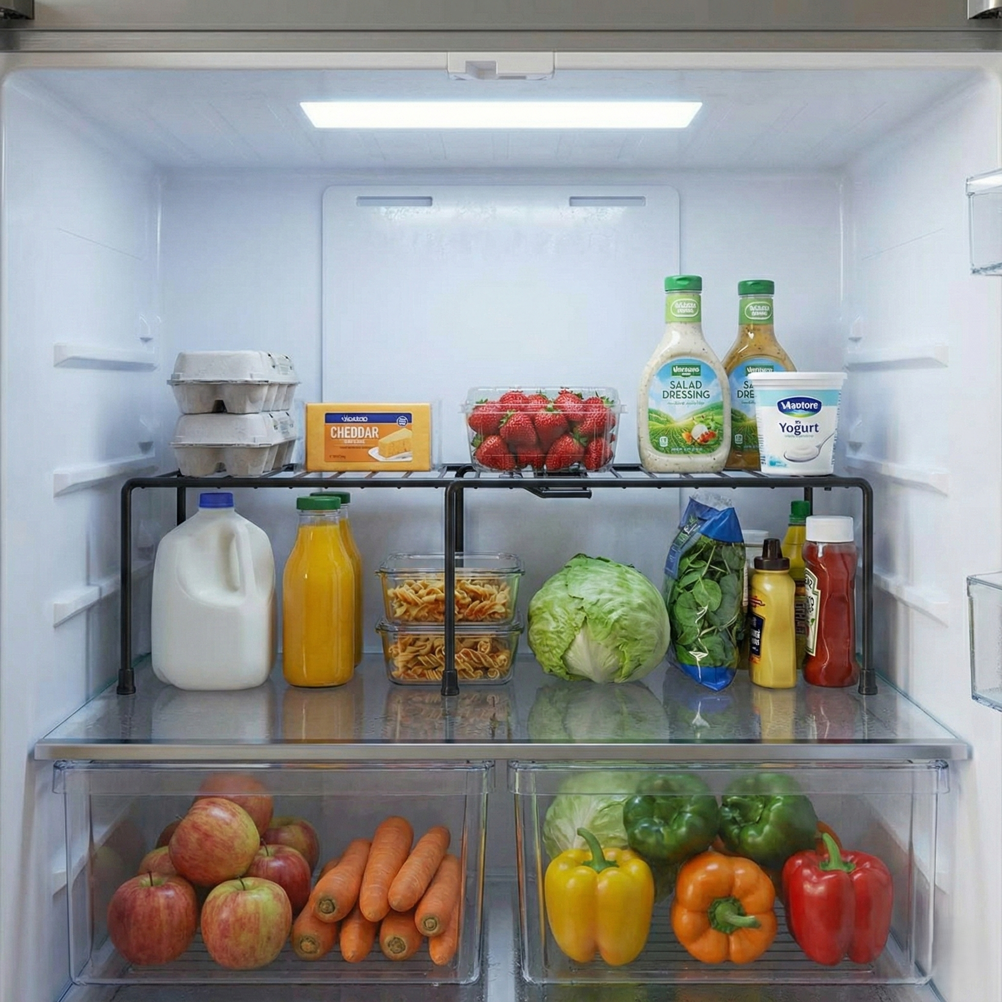 Expandable Shelf Divider Dish Rack