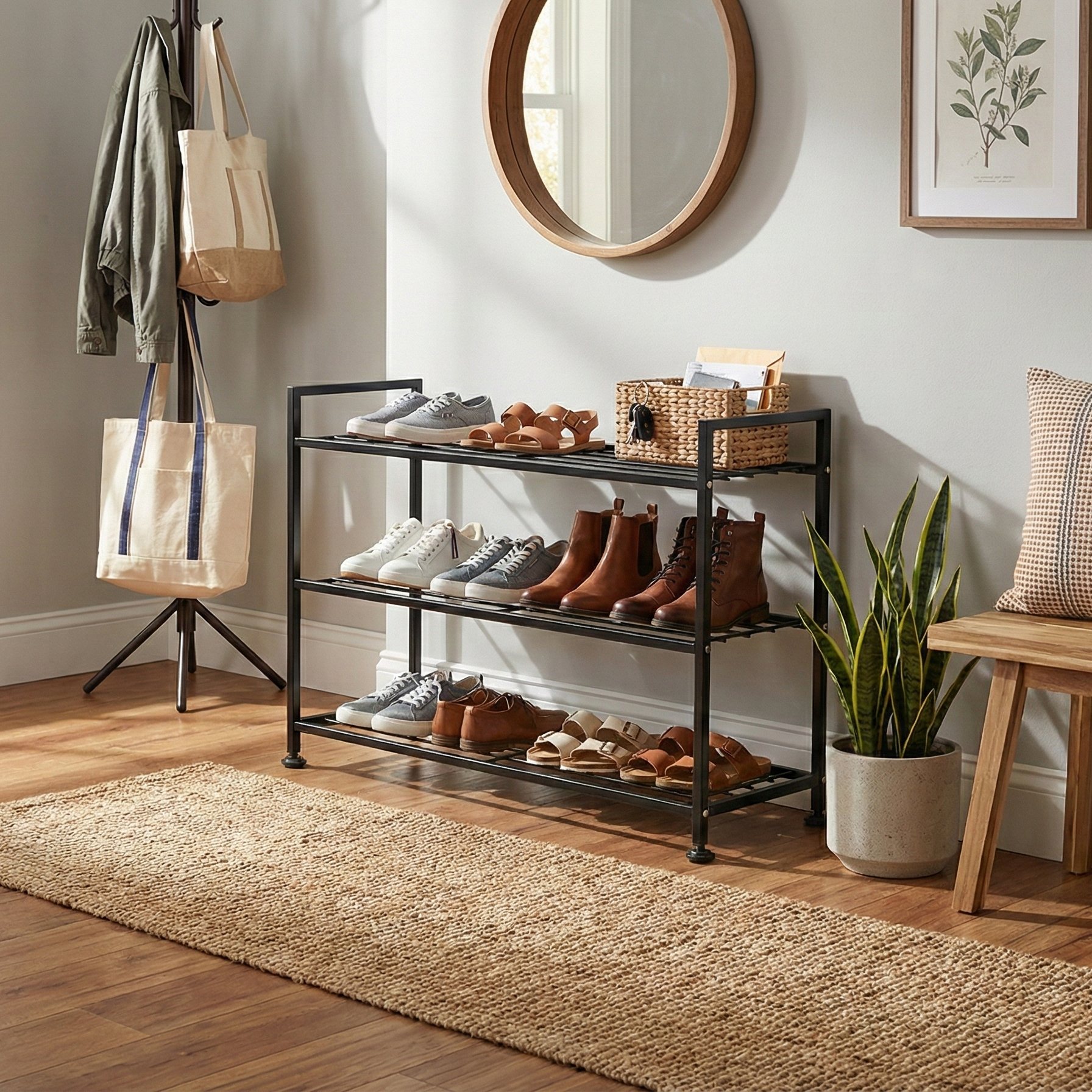 STEPMATE 3 Tier Shoe Rack