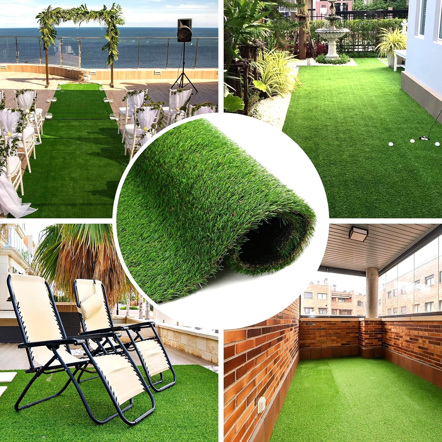 Artificial Green Grass Mat for Indoor & Outdoors