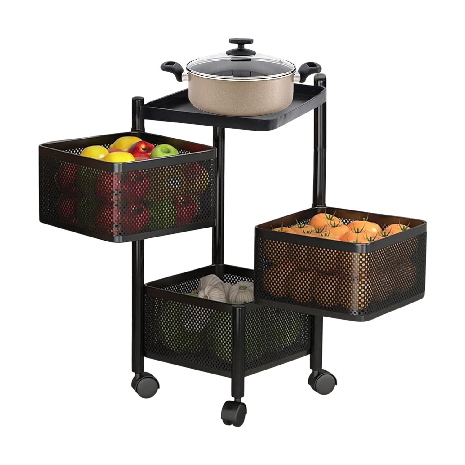 STORMAX Rotating Kitchen Trolley