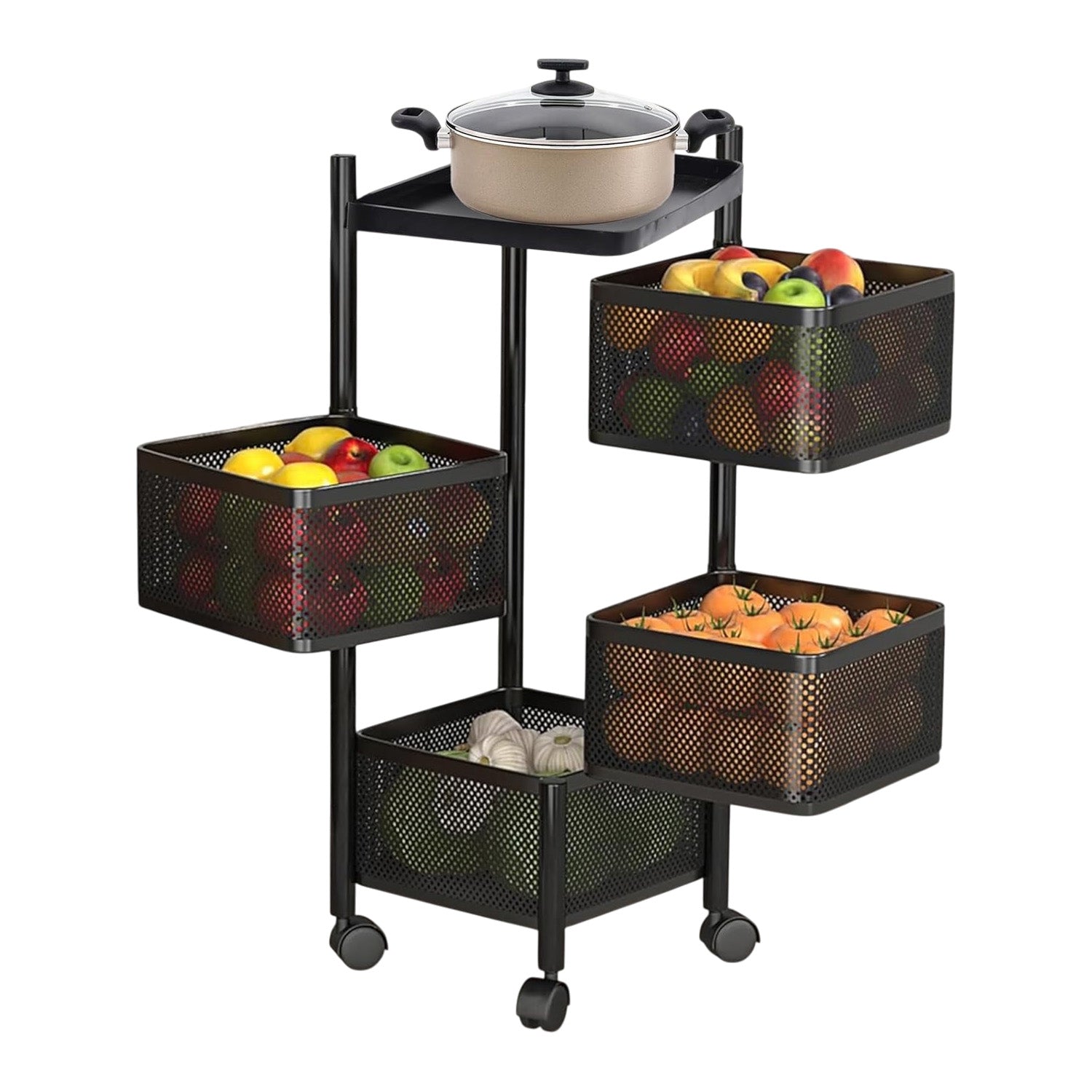 STORMAX Rotating Kitchen Trolley