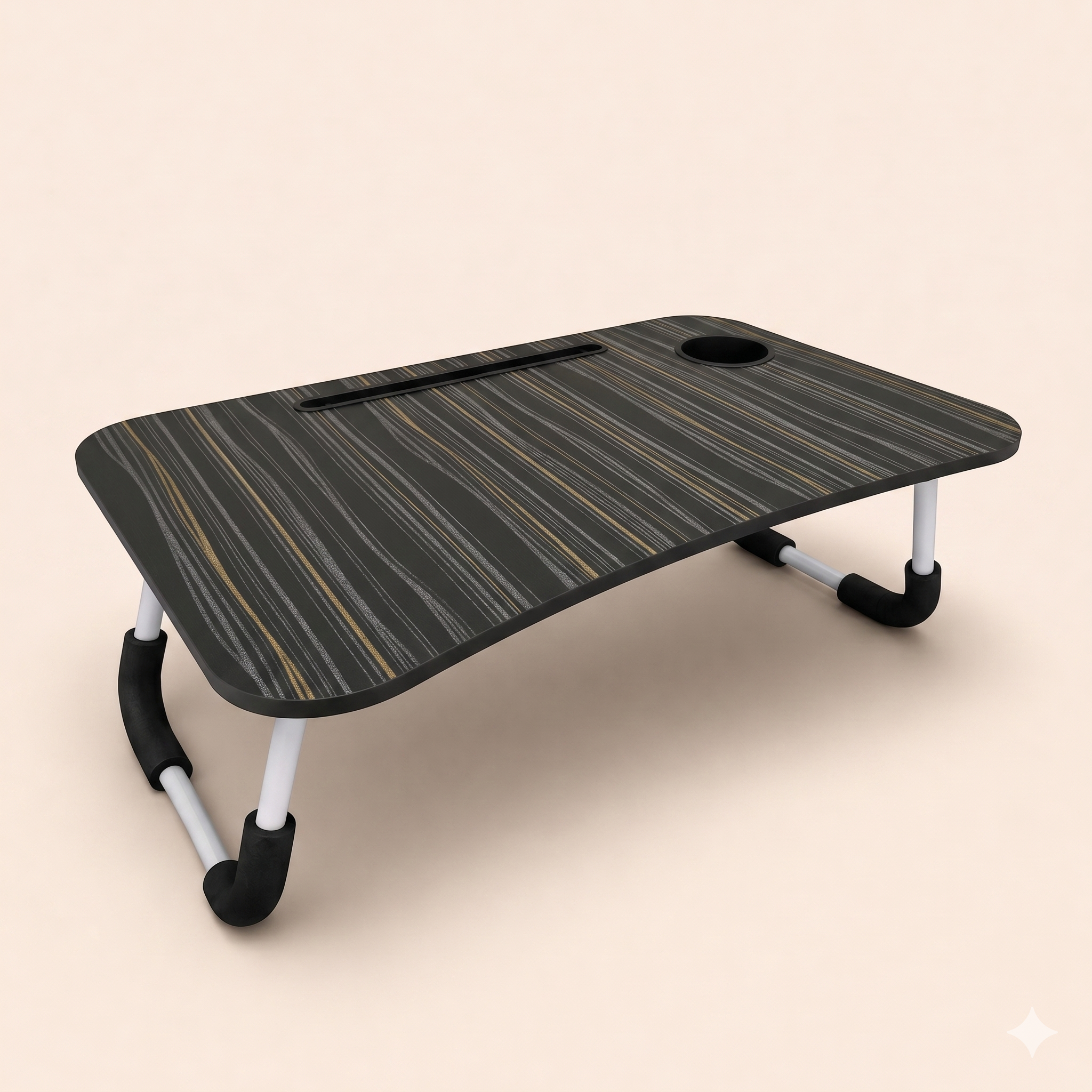 STUDYMATE Foldable Study Table - Black #Color_Black