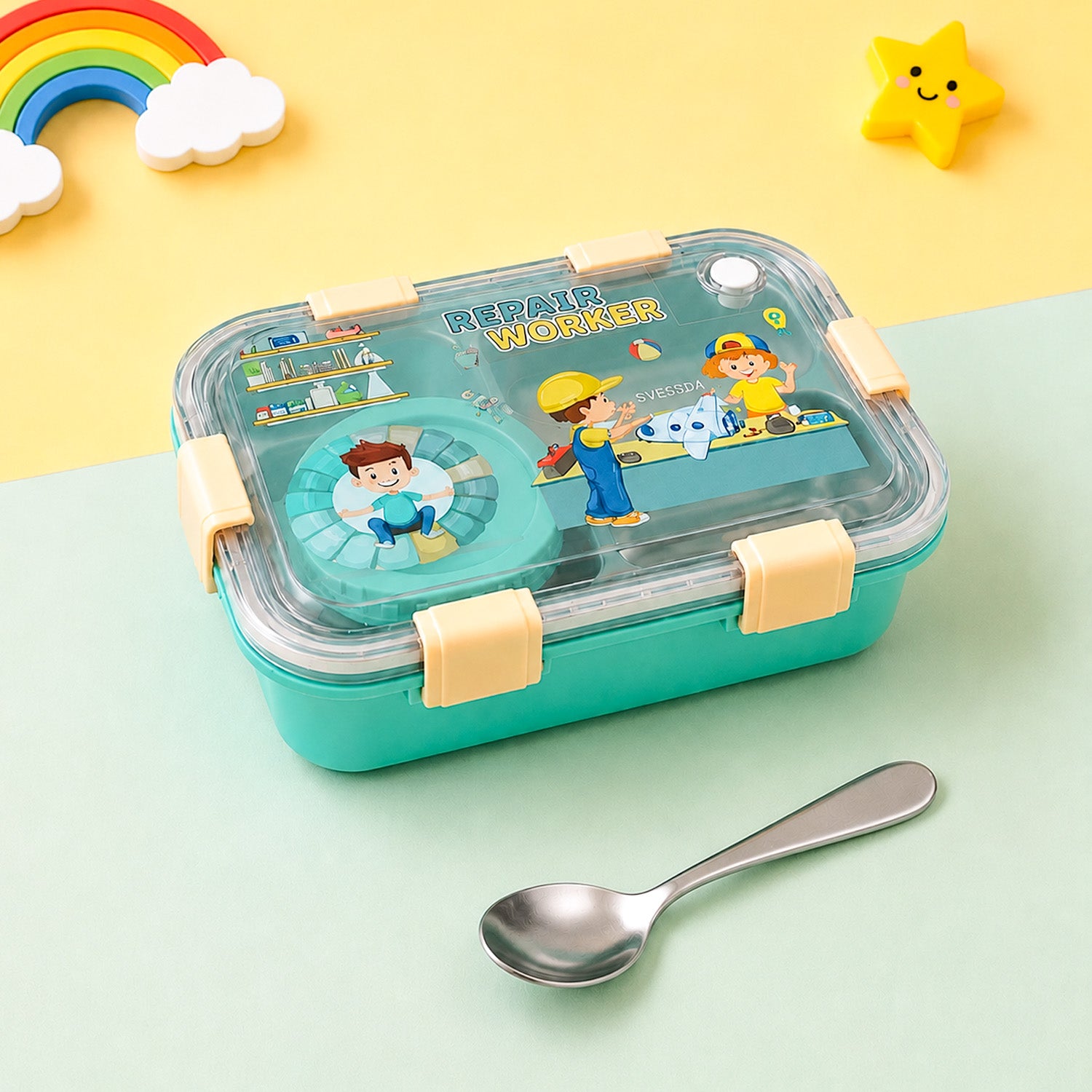 Stainless Steel Lunch Box - RW #Design_RW