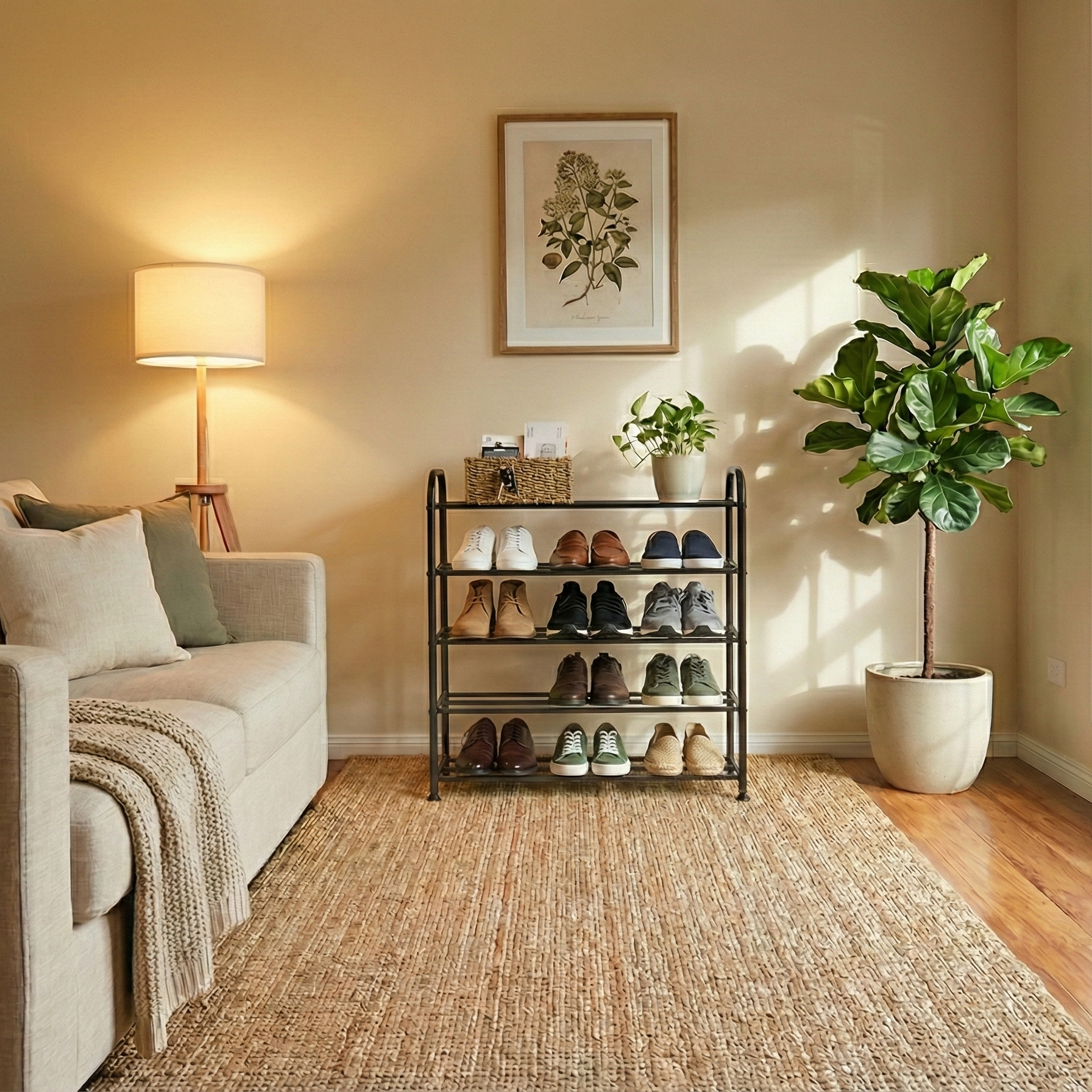 SOLEMATE 5 Tier Shoe Rack