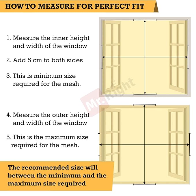 Mosquito Net for Windows, Pre-stitched Net