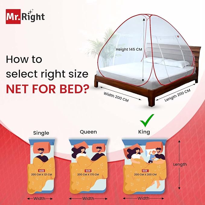 Mosquito Net for King Size Double Bed