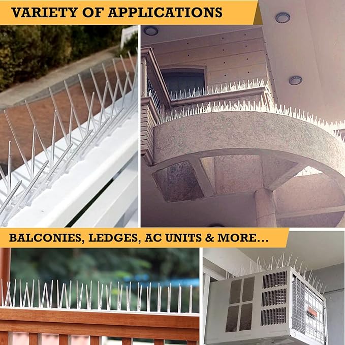 Pigeon Spikes for Balconies and AC