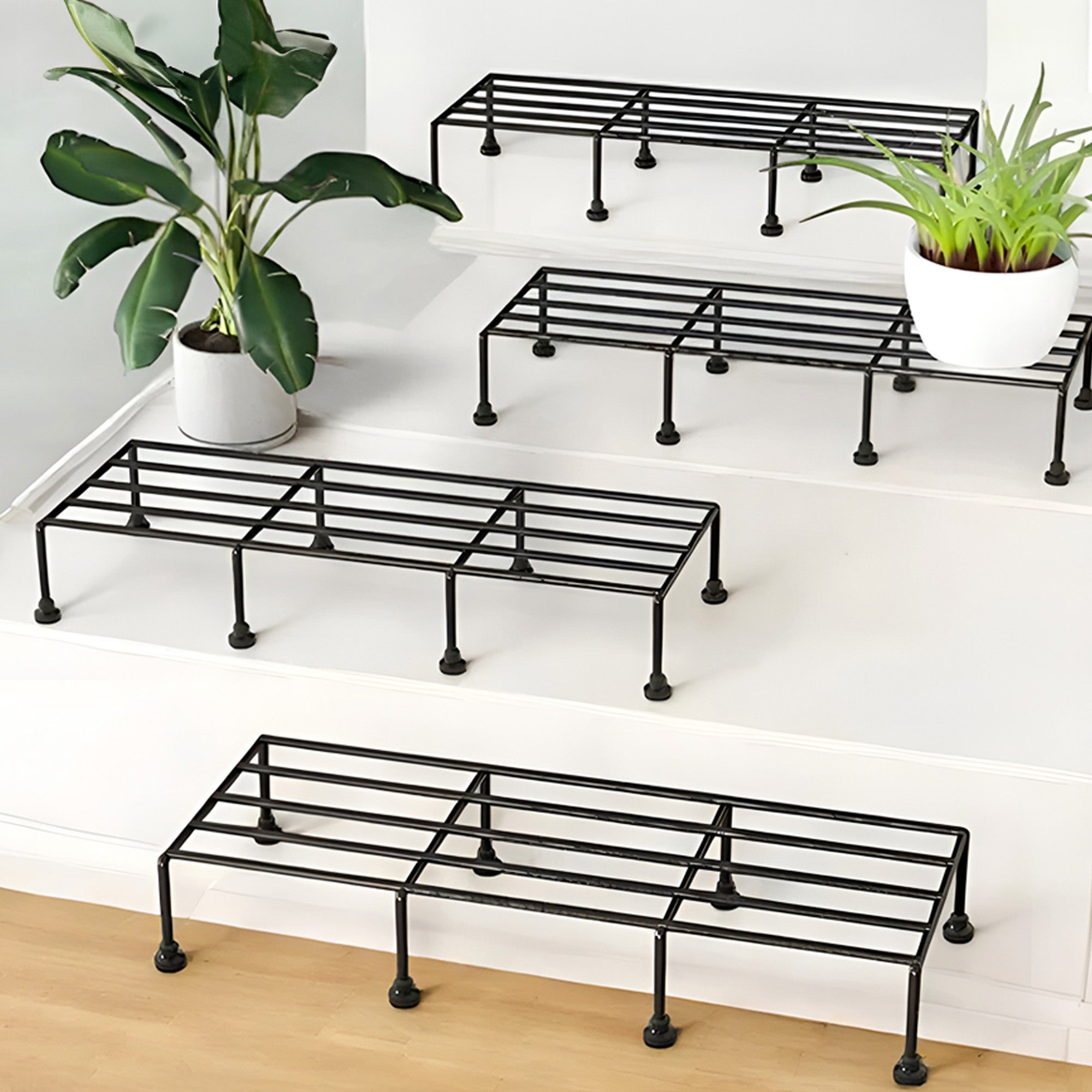 TITAN Rectangular Plant Stand Metal