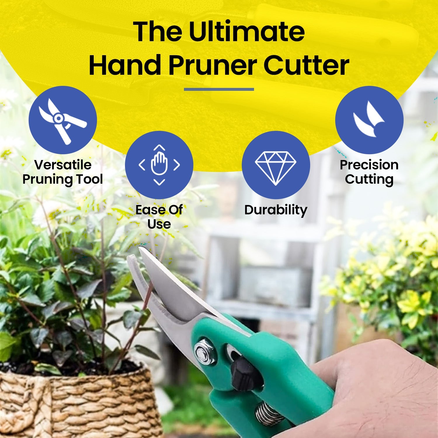 Pruner Cutter - 1 Pc (Steel Blades)