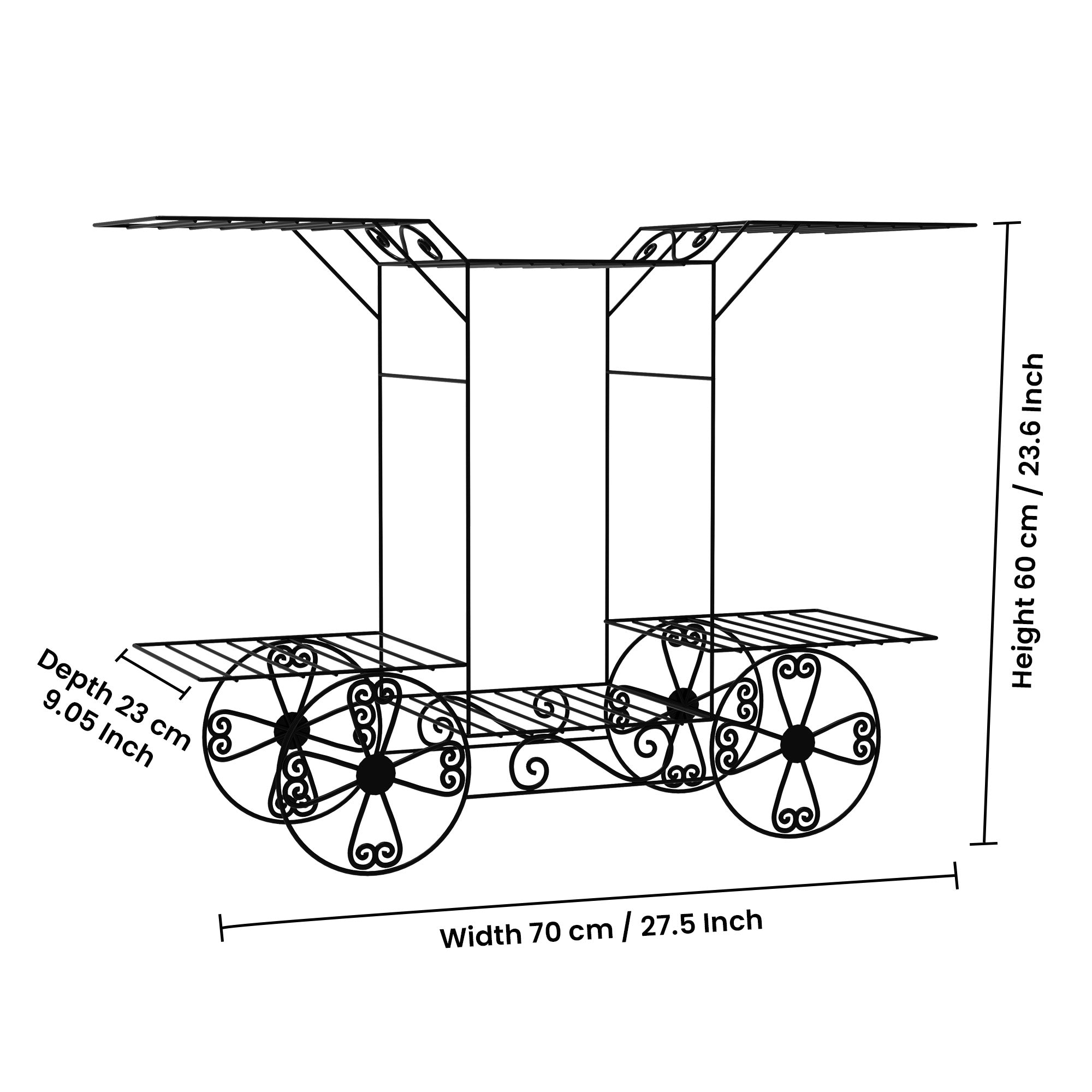 HERCULES Multitier Plant Stand Metal