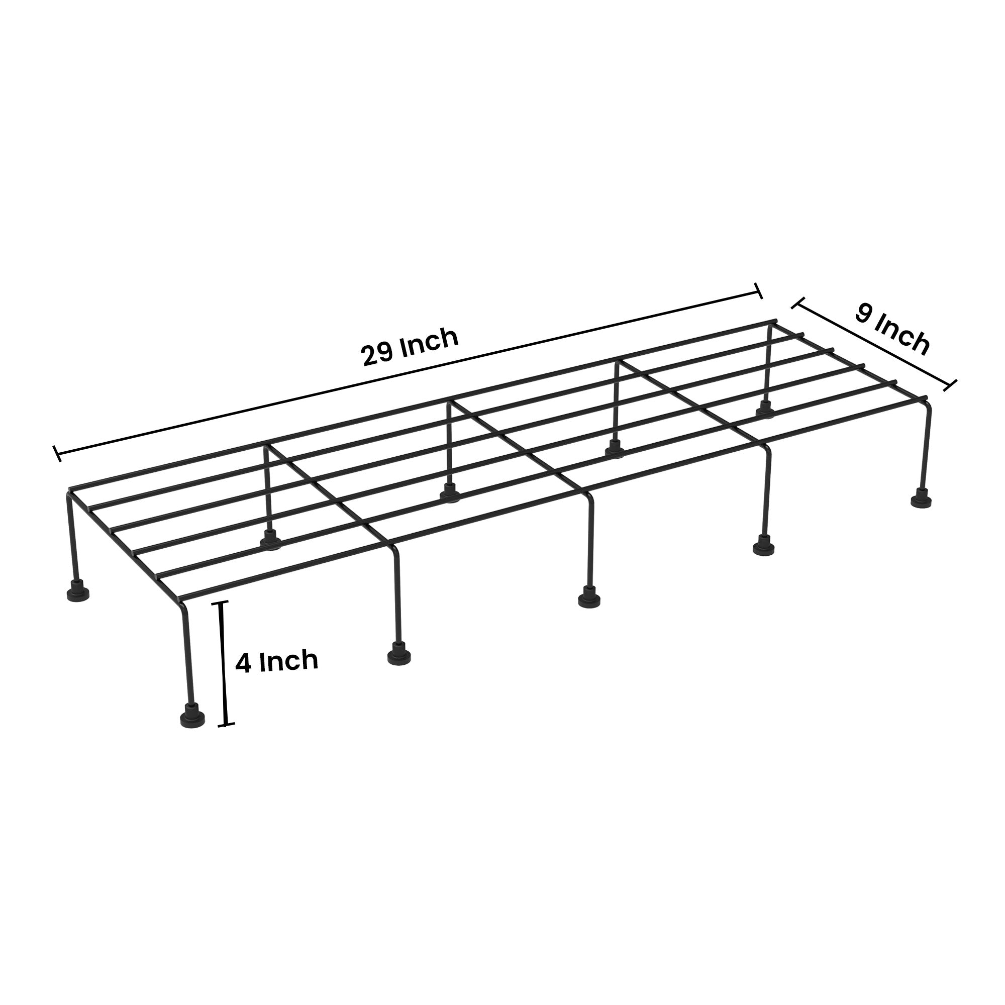 TITAN XL Rectangular Plant Stand Metal