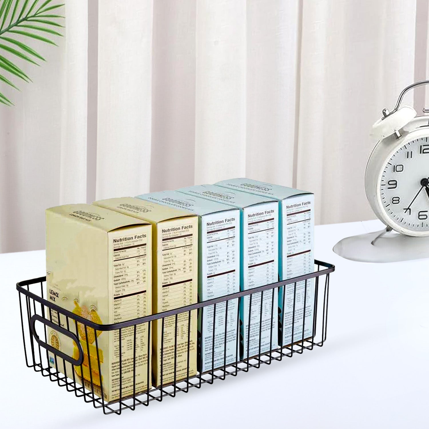 Metal Storage Basket for Home and Kitchen