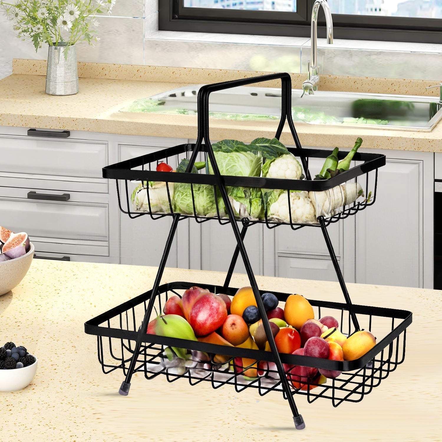 2-Tier Fruit & Vegetable Basket