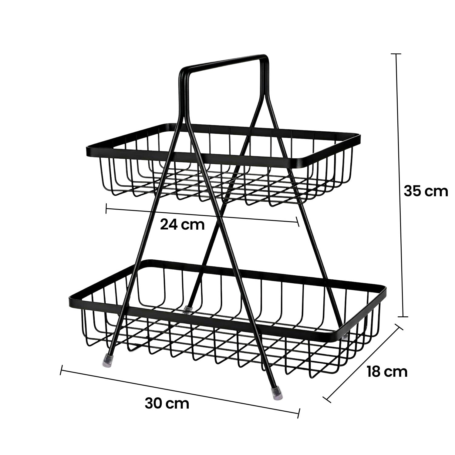 2-Tier Fruit & Vegetable Basket