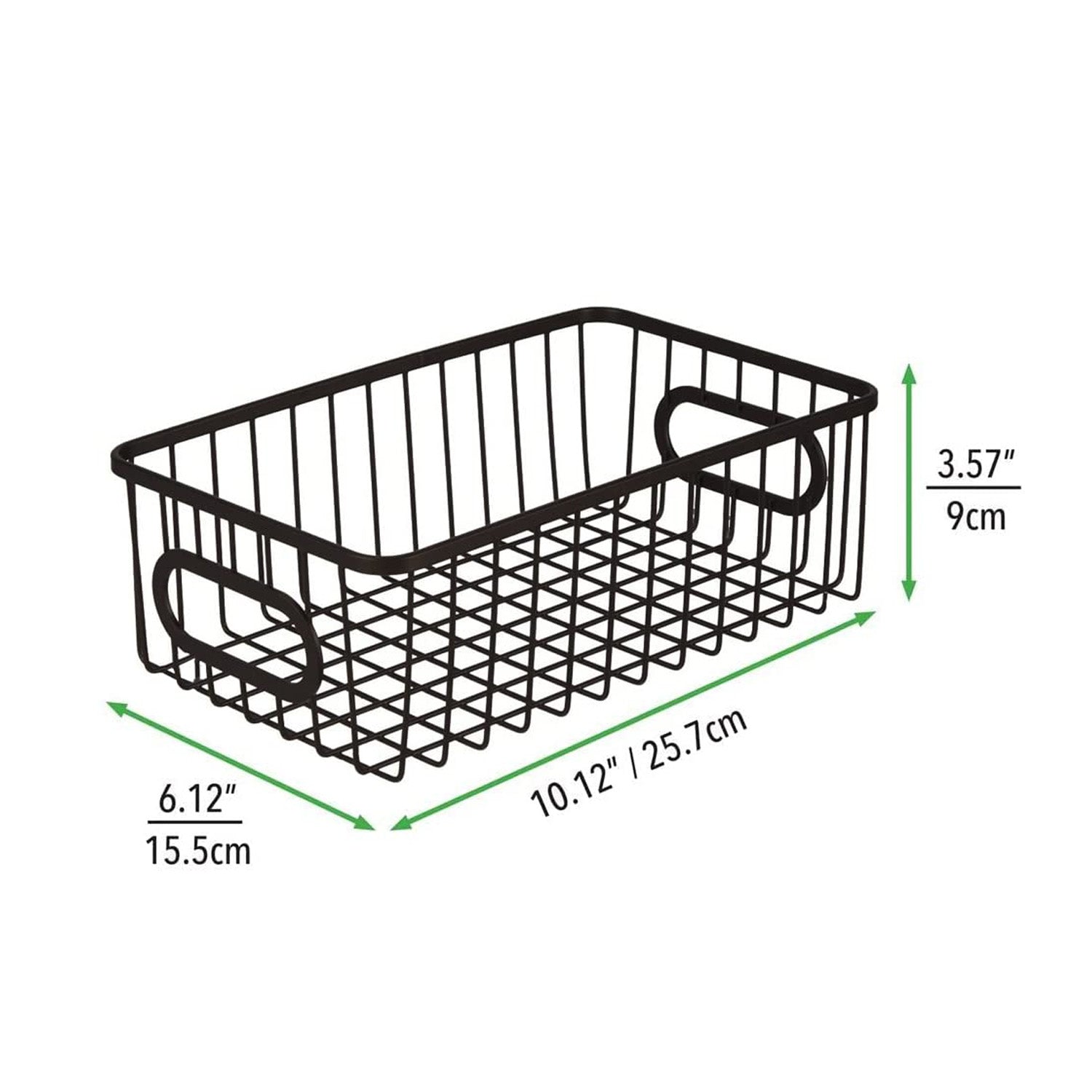 Metal Storage Basket for Home and Kitchen