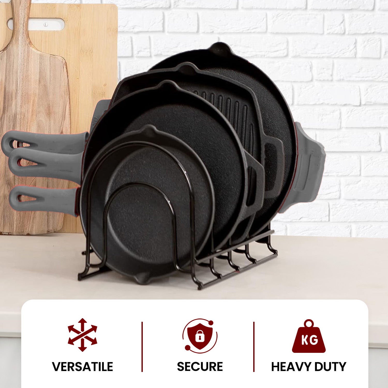 5 Tier Pan & Pot Rack Holder