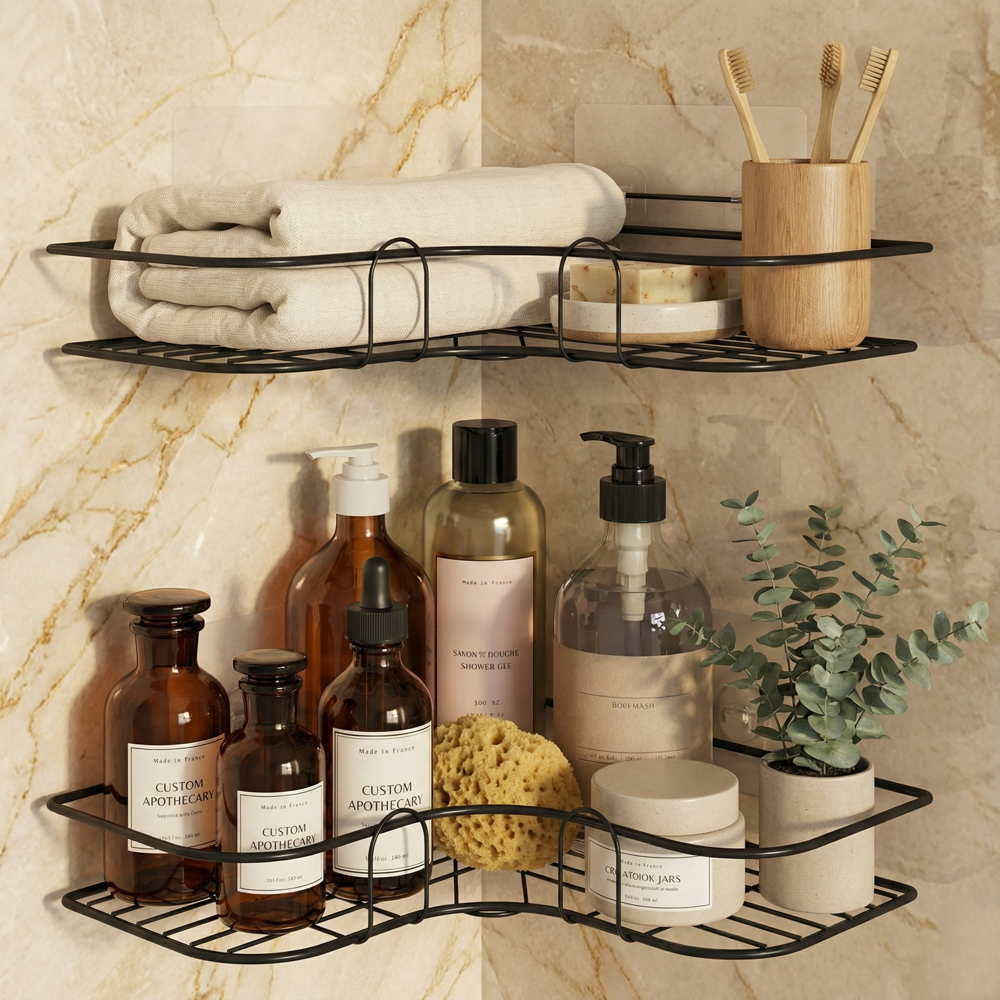 CADDY Shelf Rack for Corner Walls