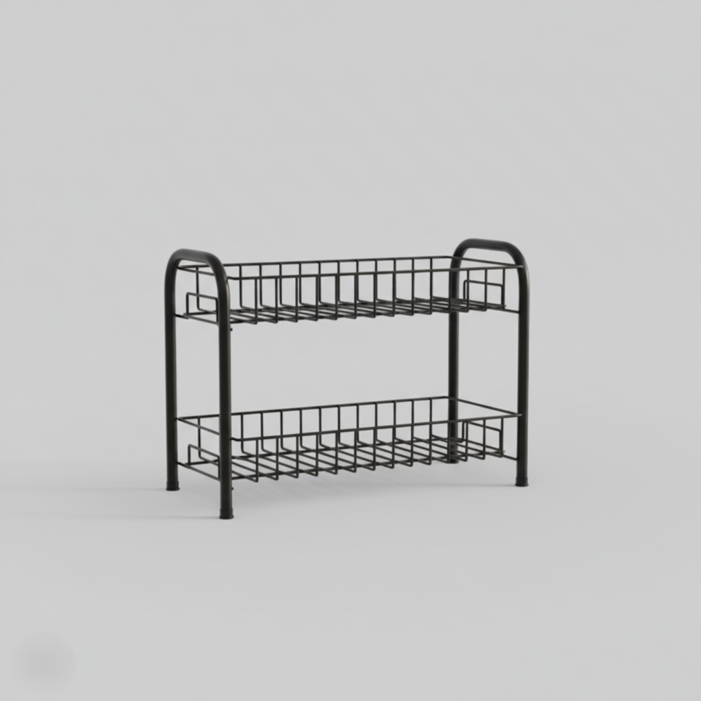 2 Tier Spice Rack Container Organizer (Thickened pillars)