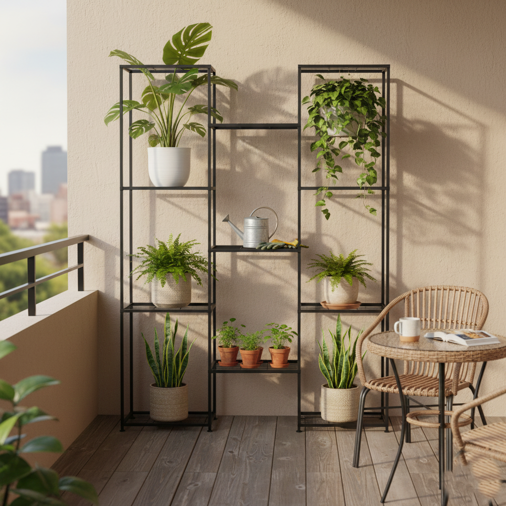 MAXIMUS Metal Plant Stand