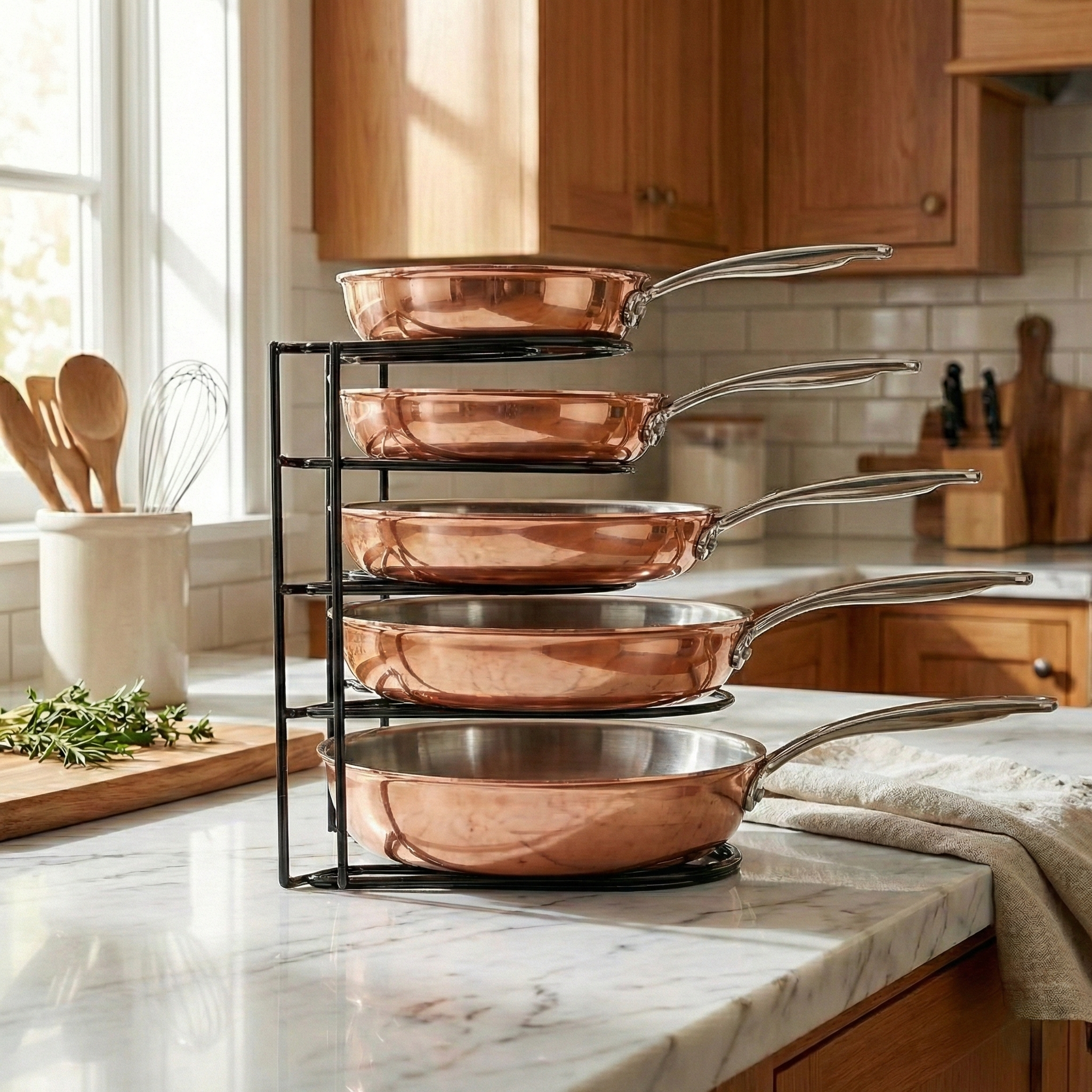 Pan & Pot Rack Holder 5 Tier