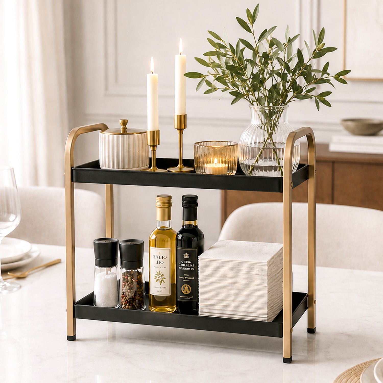 RIVA 2-Tier Kitchen Rack (Metal)