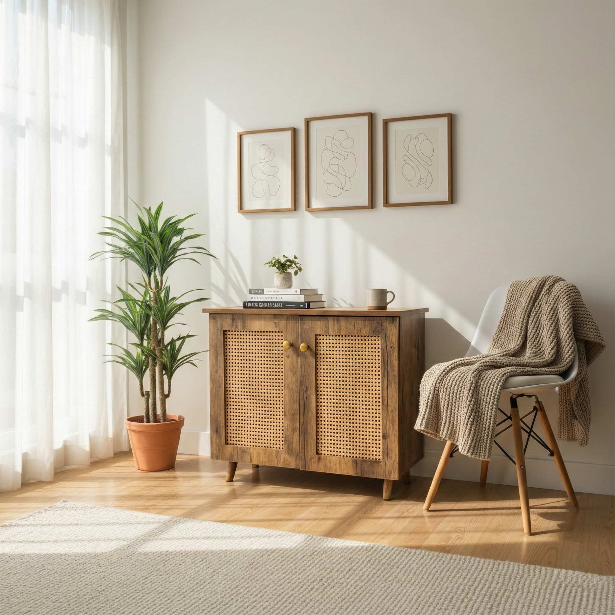 ROMA Shoe Cabinet -Teak