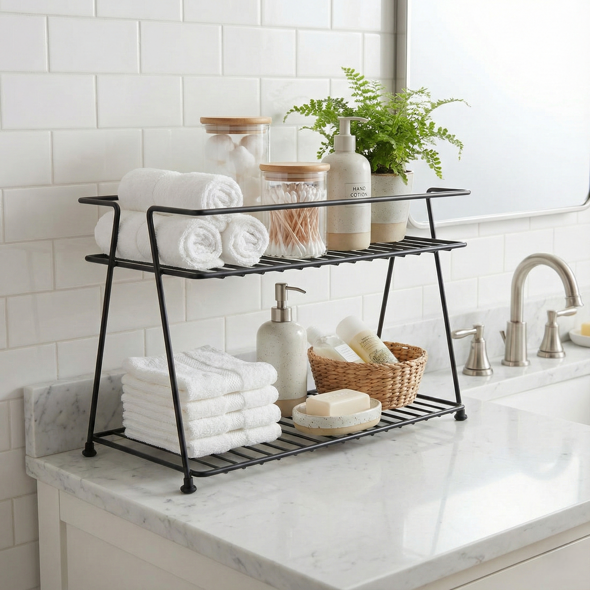 Nimbus 2-Tier Standing Spice Rack Storage Container