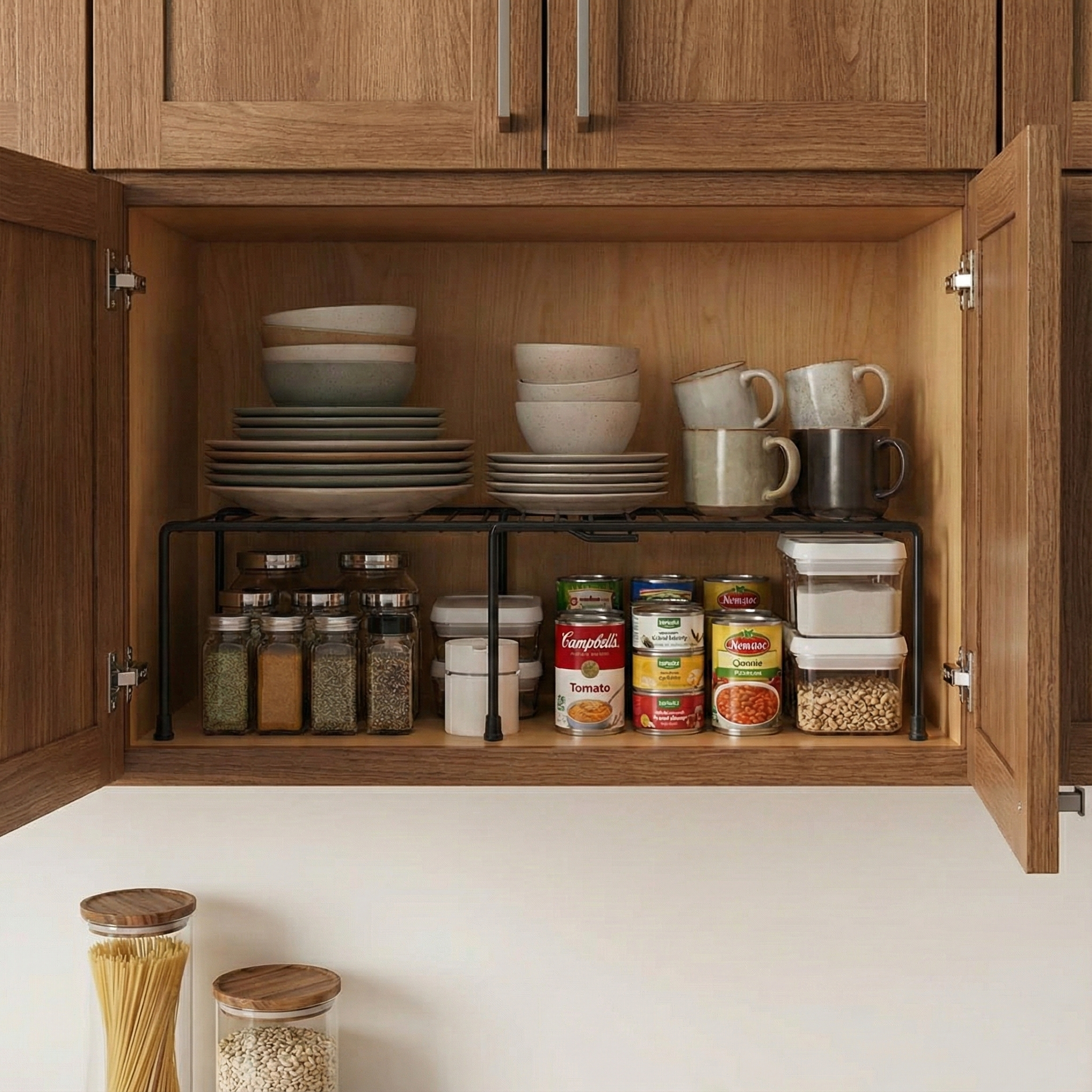 Expandable Shelf Divider Dish Rack