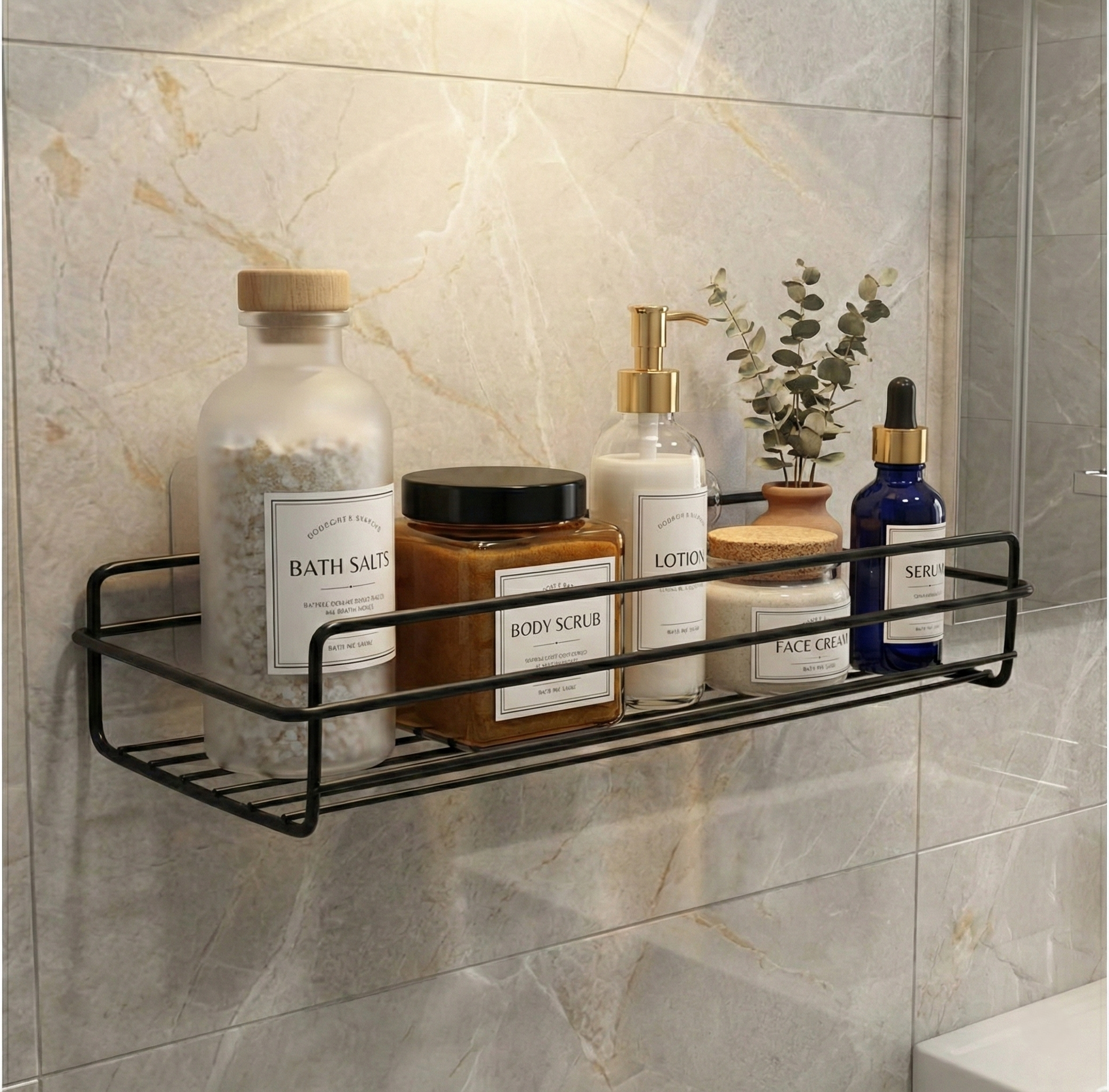 SHELFIE Bathroom wall shelf rack